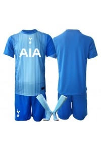 Tottenham Hotspur Maalivahti Jalkapallovaatteet Lasten Vieraspeliasu 2025-26 Lyhythihainen (+ Lyhyet housut)
